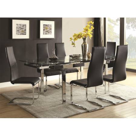 Modern Dining Contemporary Dining Room Set With Glass Table